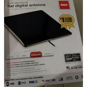 RCA  AntB25 multi directional digital flat antenna New In Box New In Box